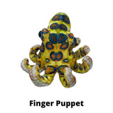 Blue Ringed Octopus Finger Puppet - Huggable Toys